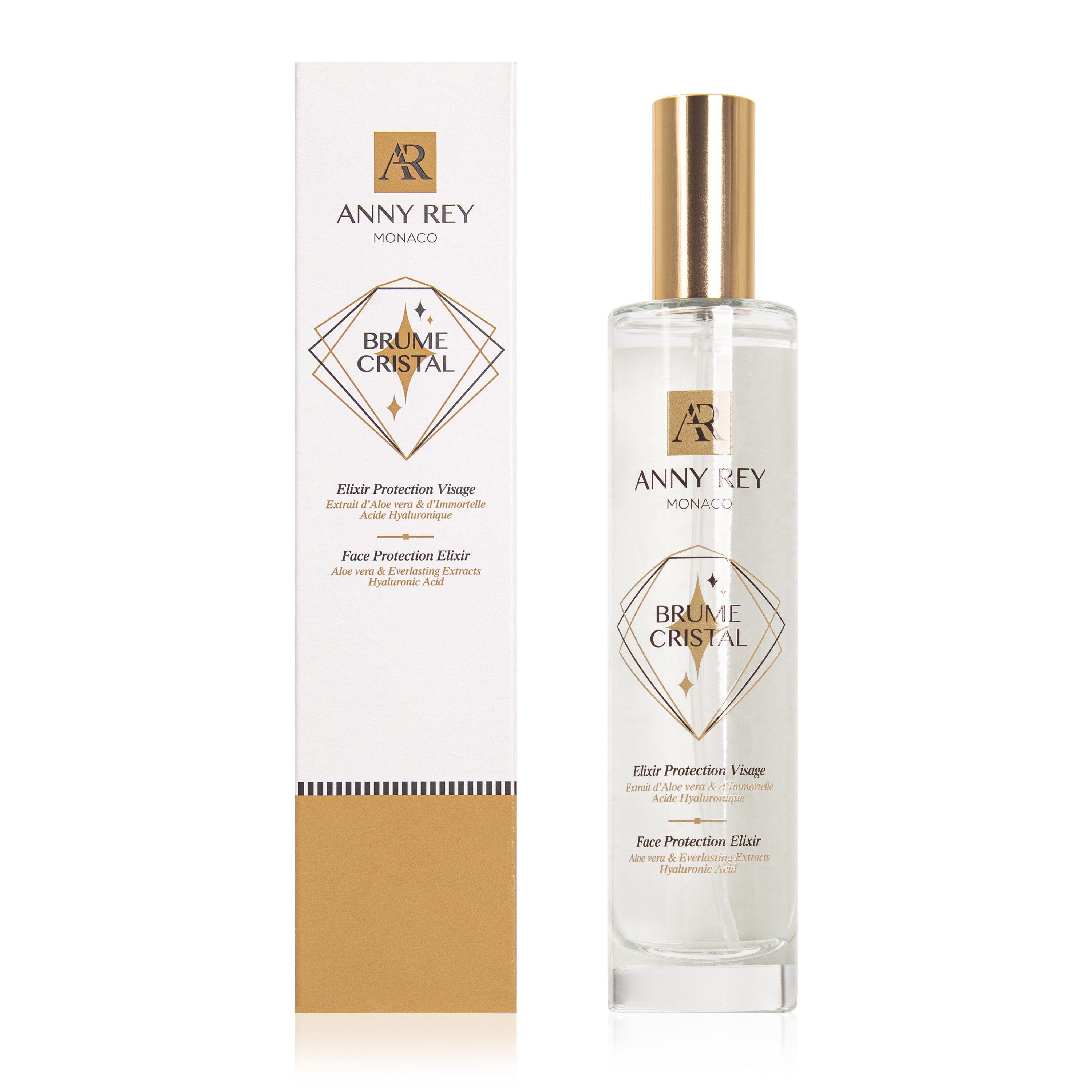 Brume Cristal ANNY REY Elisir protettivo per il viso, 100 ml