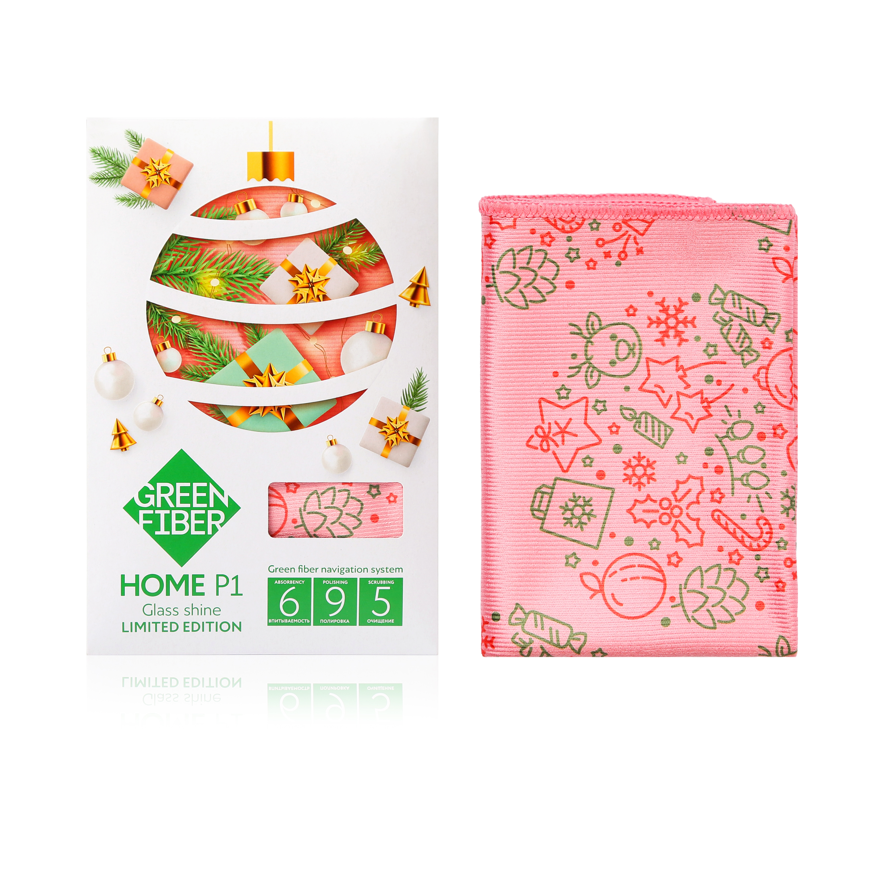 Green Fiber HOME P1 Fiber cho kính, màu hồng