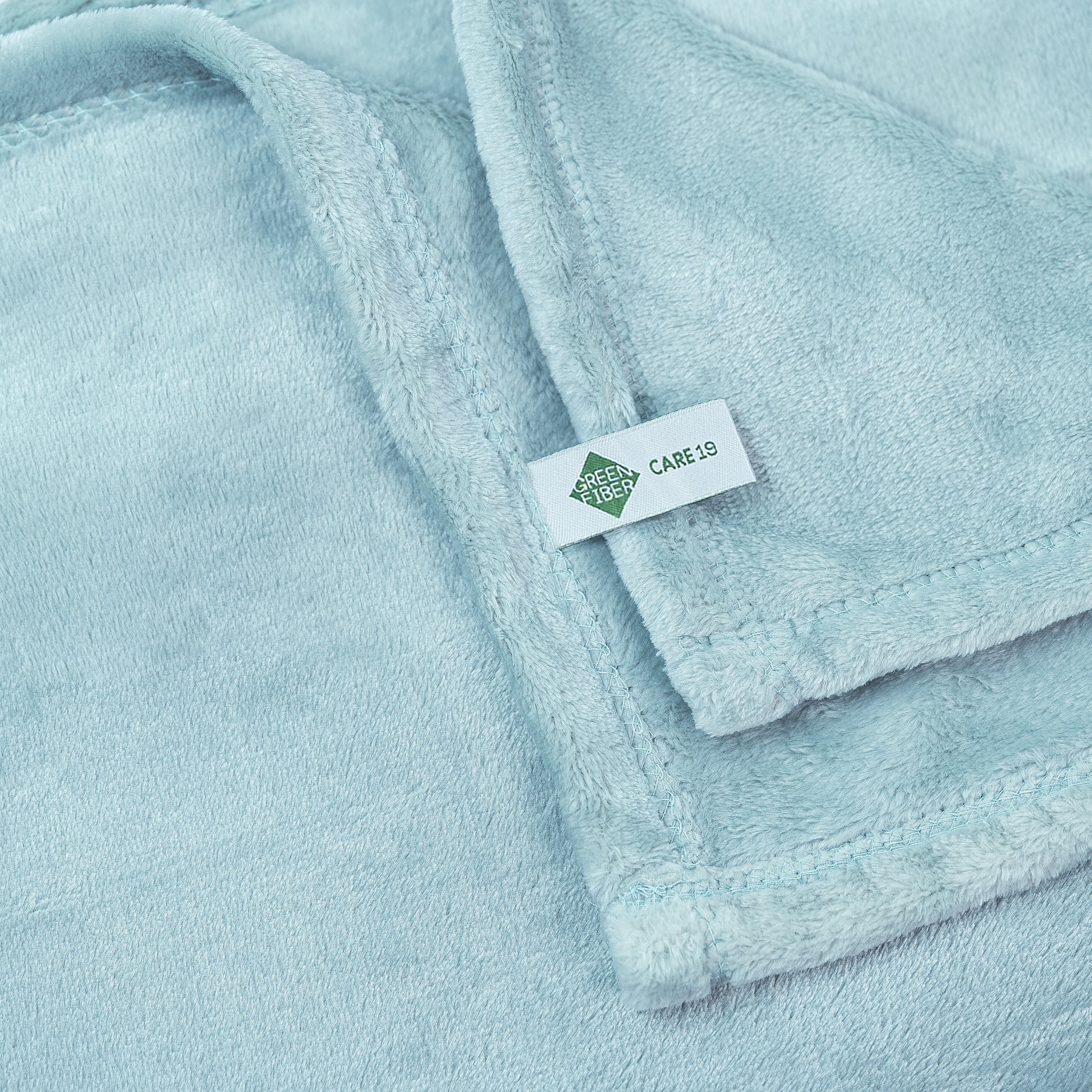 Plaid Green Fiber CARE 19, mint