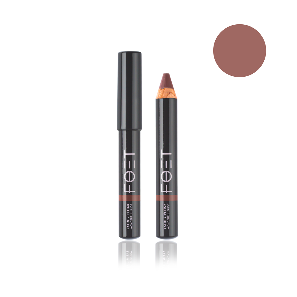 Сатиновая помада Foet Satin Lipstick «Прекрасный нюд», 2,4 г