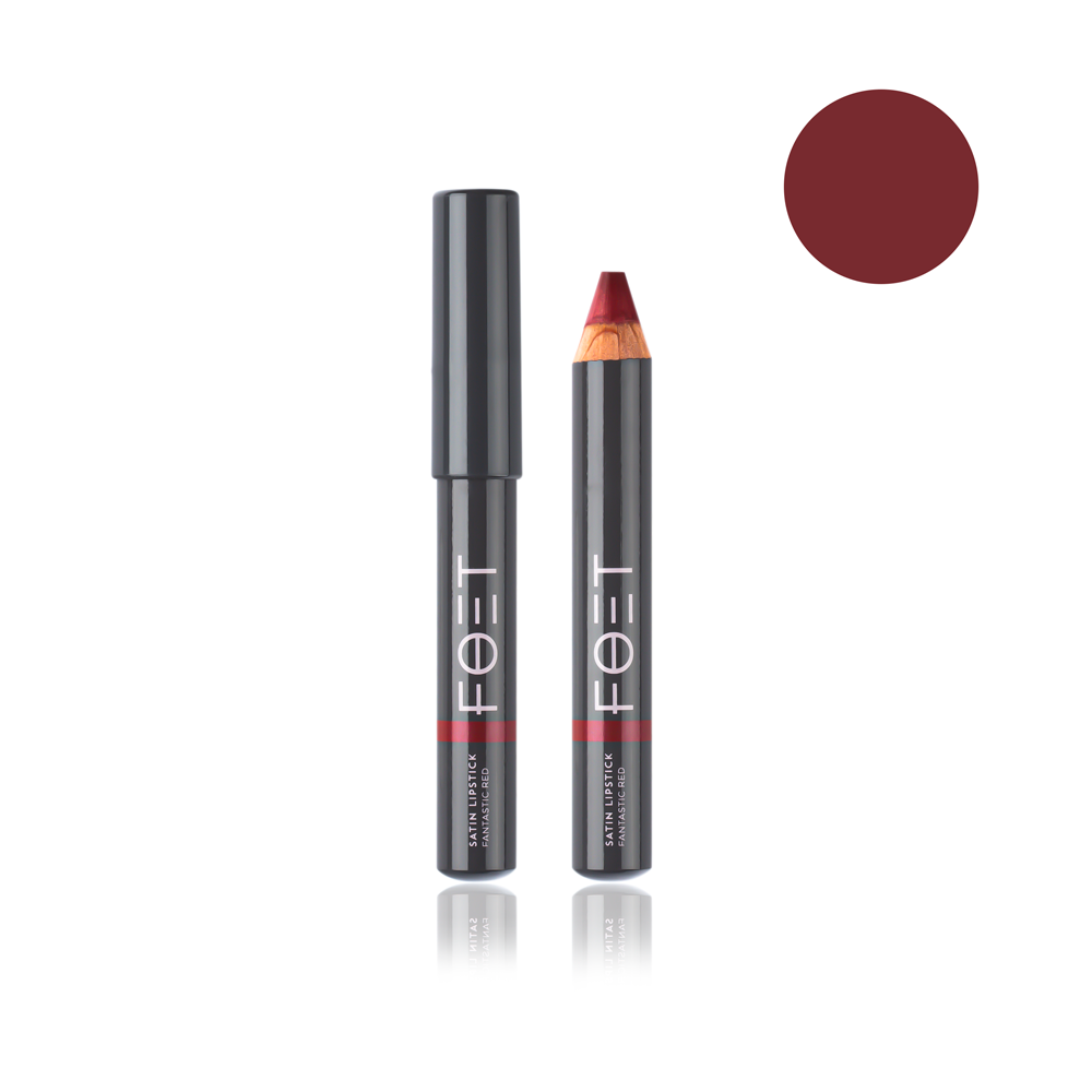 Saten ruj Foet Satin Lipstick "Fantastik kırmızı", 2,4 g