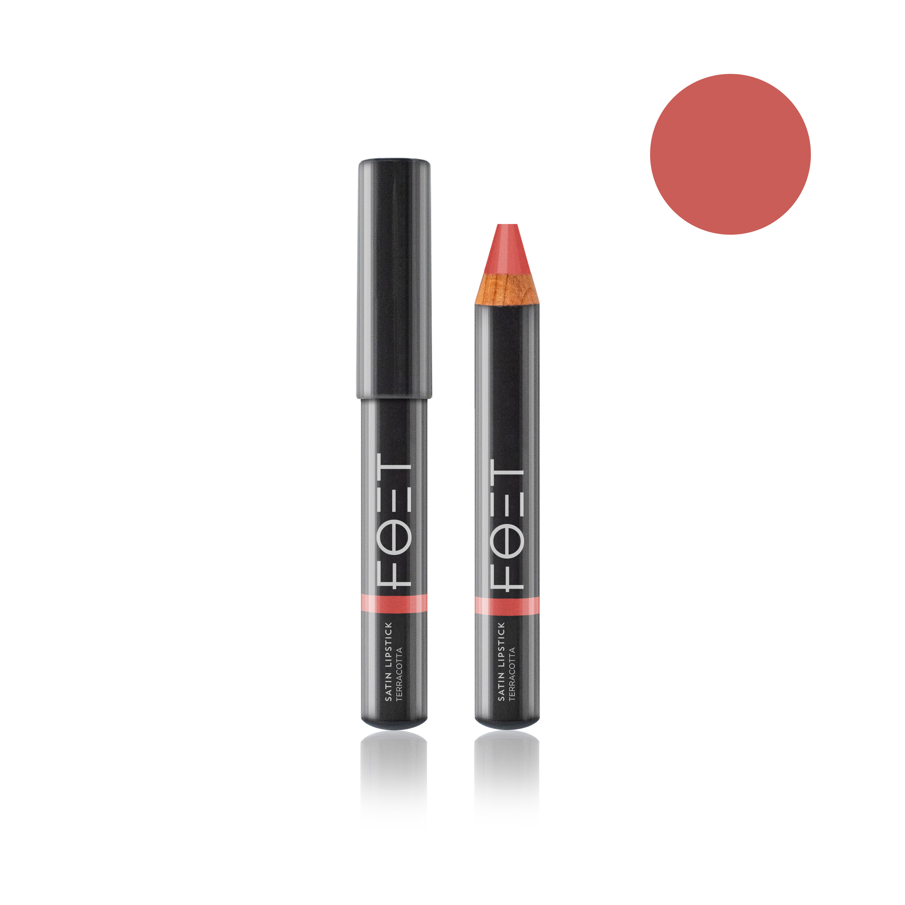 Сатиновая помада Foet Satin Lipstick «Терракотовый», 2,4 г