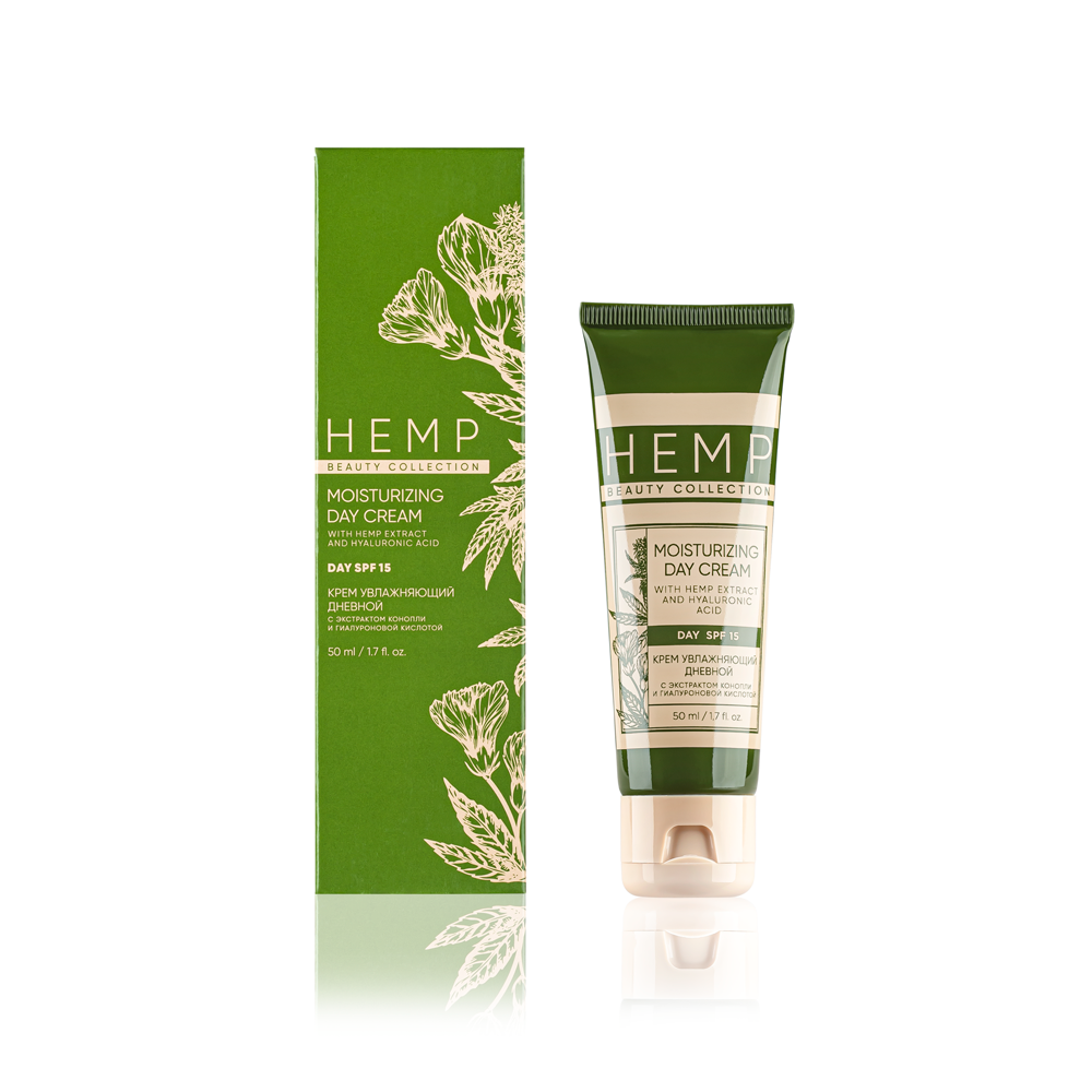 Hidratantna dnevna krema za sve tipove kože HEMP, 50 ml